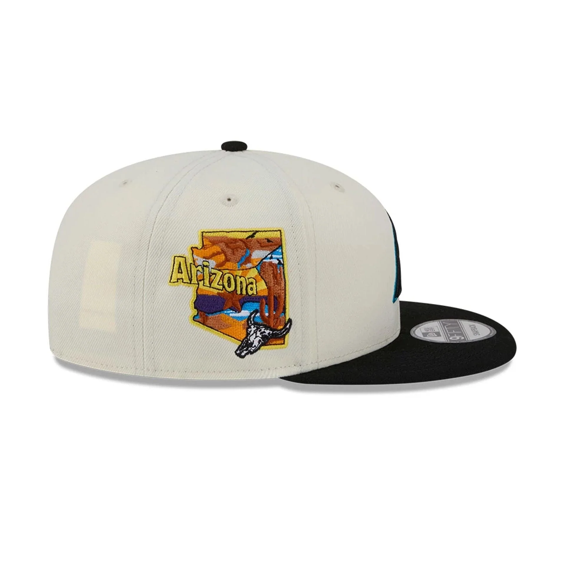 Arizona Diamondbacks MLB Localized White 9FIFTY Snapback Adjustable Cap - Image 5