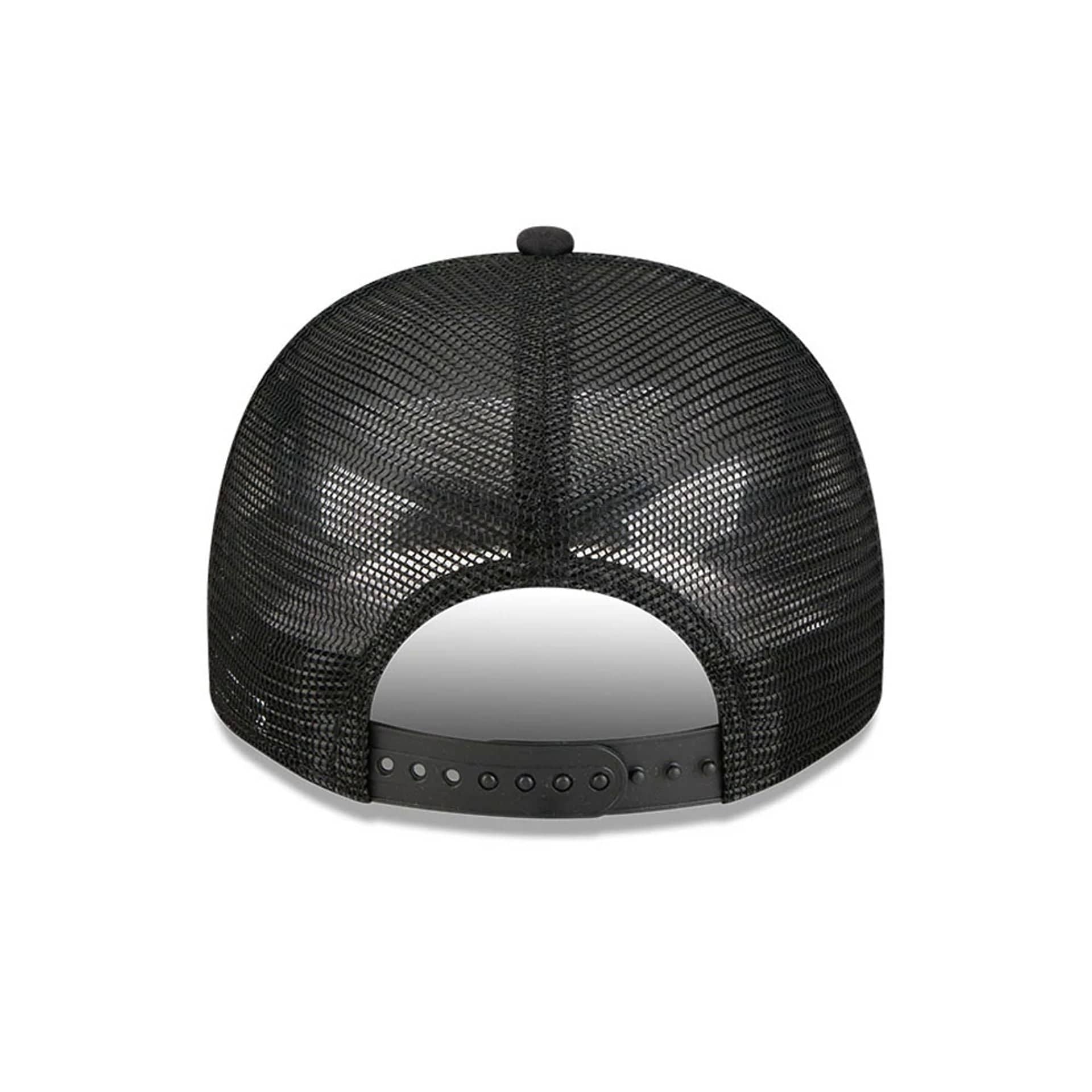 Chicago White Sox MLB Washed Black 9FIFTY A-Frame Trucker Adjustable Cap - Image 7