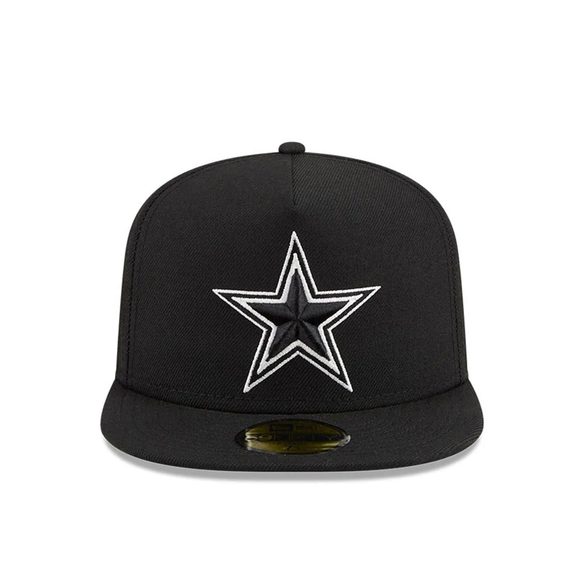 Dallas Cowboys NFL Chiseled Embroidery Black 59FIFTY A-Frame Fitted Cap - Image 4