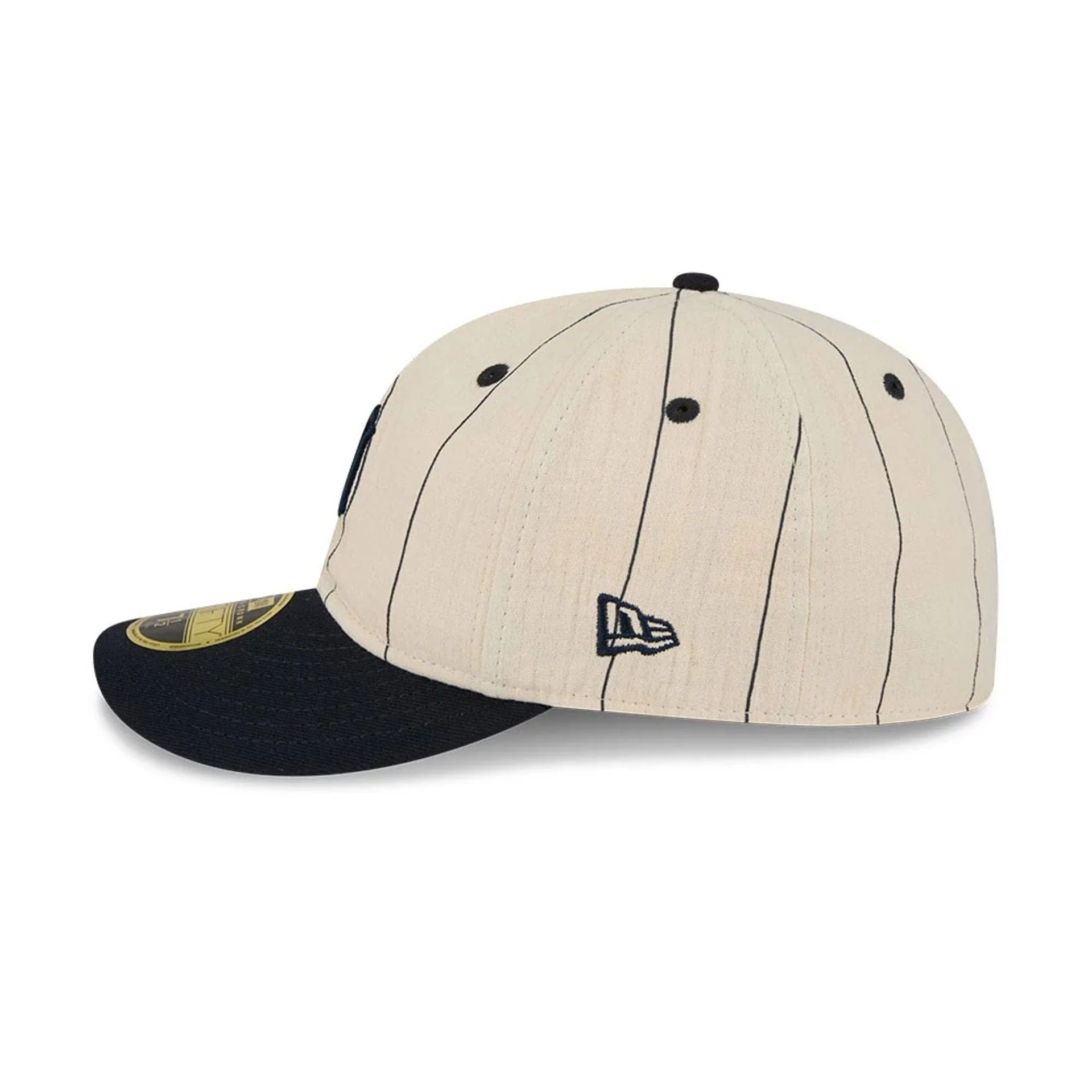 Detroit Tigers MLB Linen Navy Retro Crown 59FIFTY Fitted Cap - Image 6