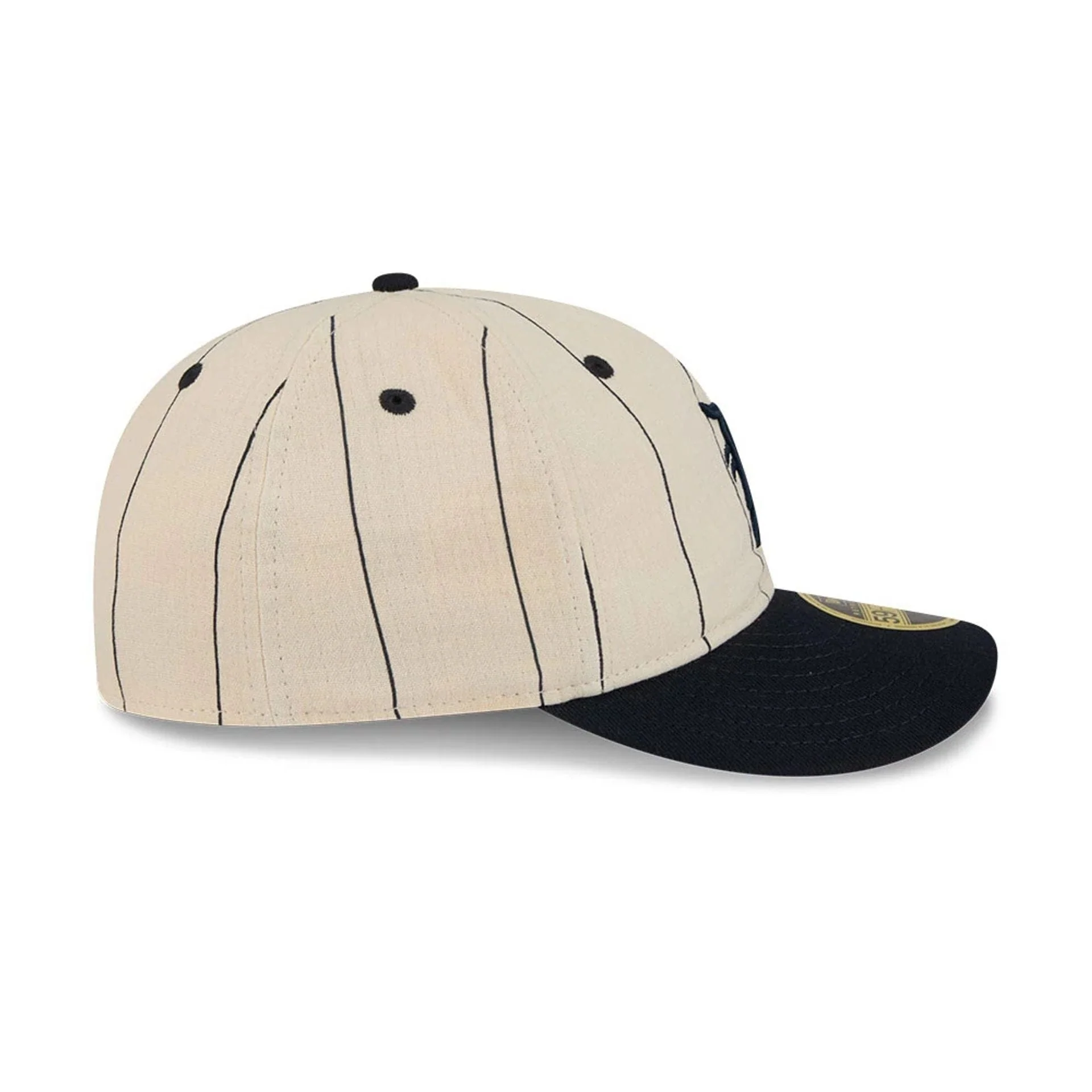 Detroit Tigers MLB Linen Navy Retro Crown 59FIFTY Fitted Cap - Image 7