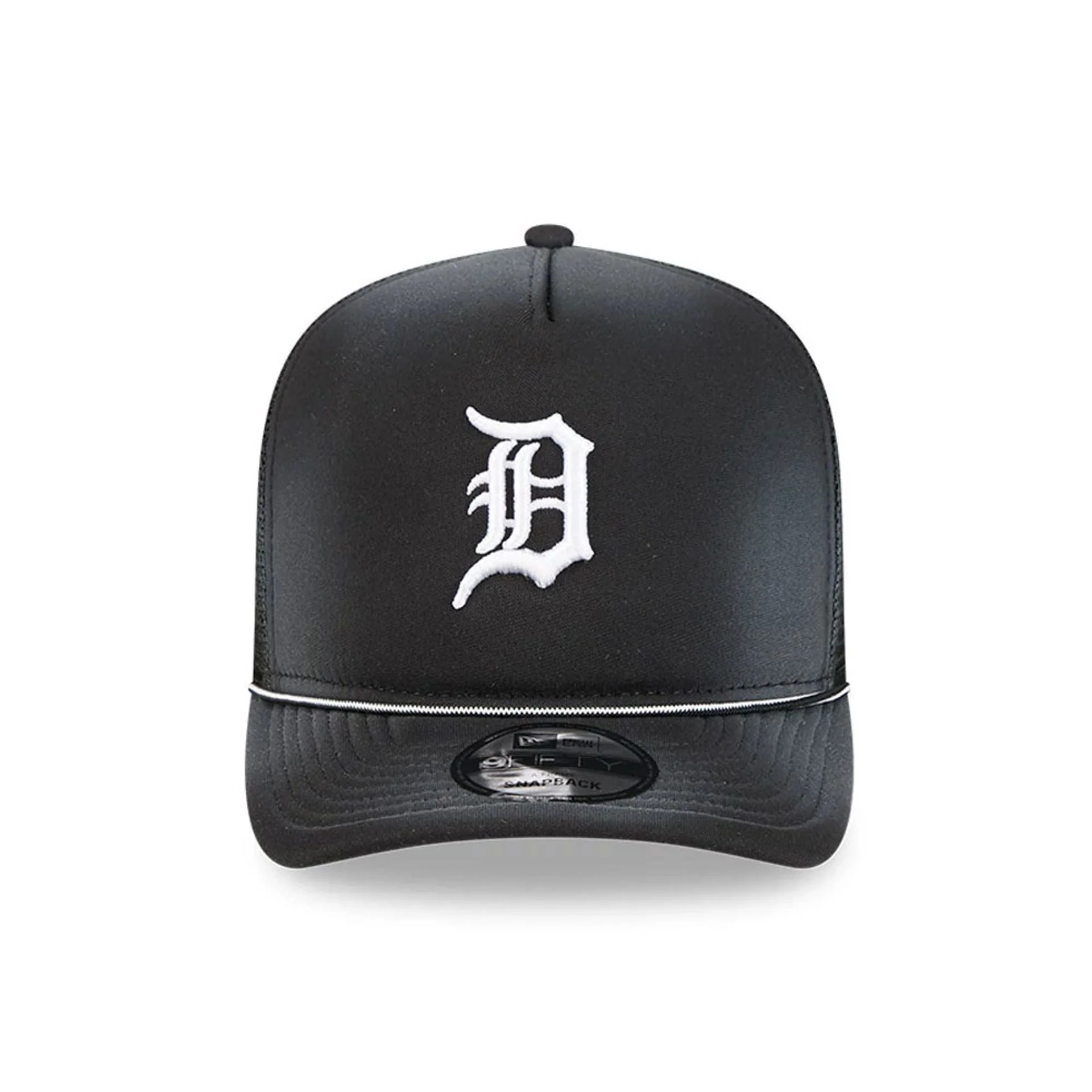 Detroit Tigers MLB Washed Black 9FIFTY A-Frame Trucker Adjustable Cap - Image 3