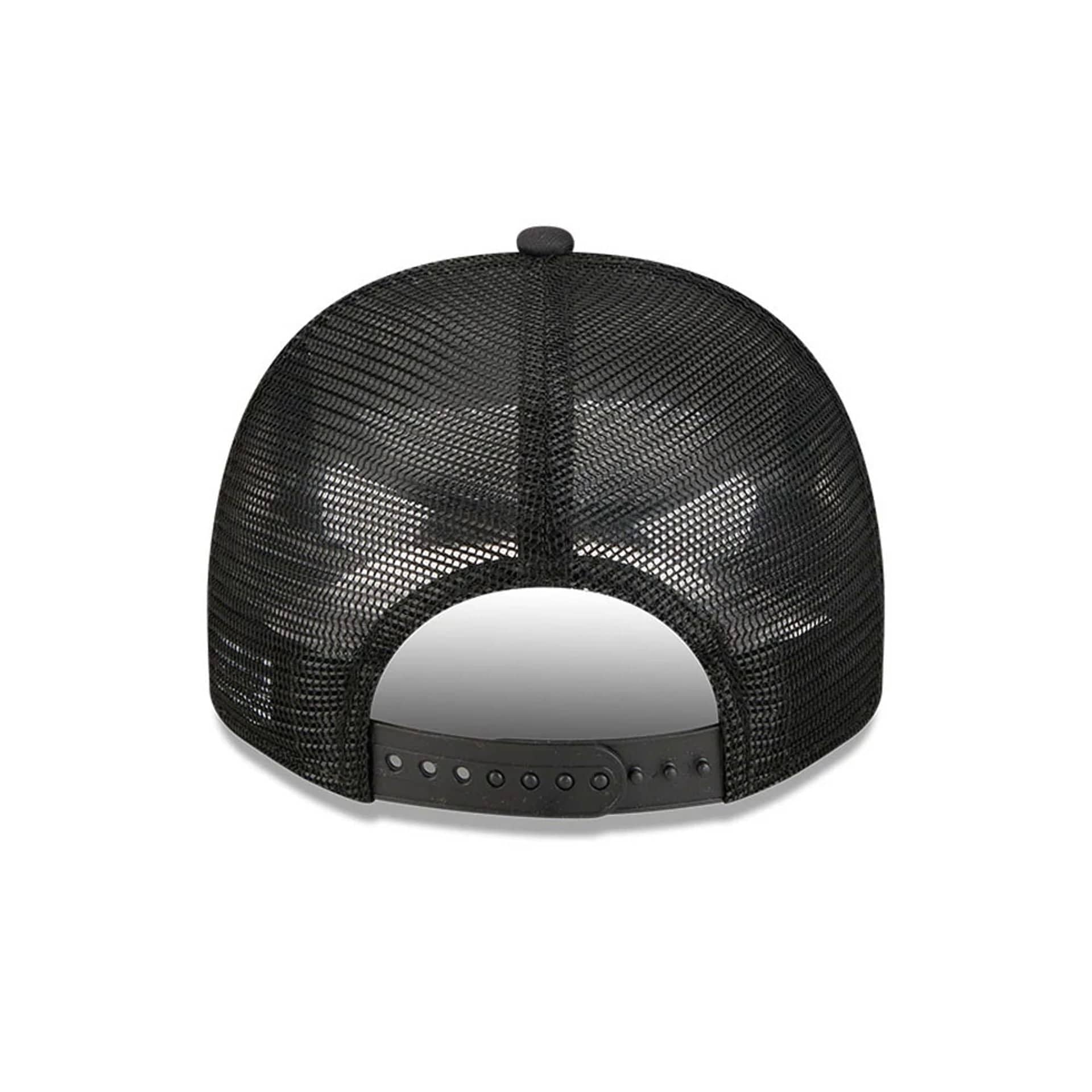 Detroit Tigers MLB Washed Black 9FIFTY A-Frame Trucker Adjustable Cap - Image 7