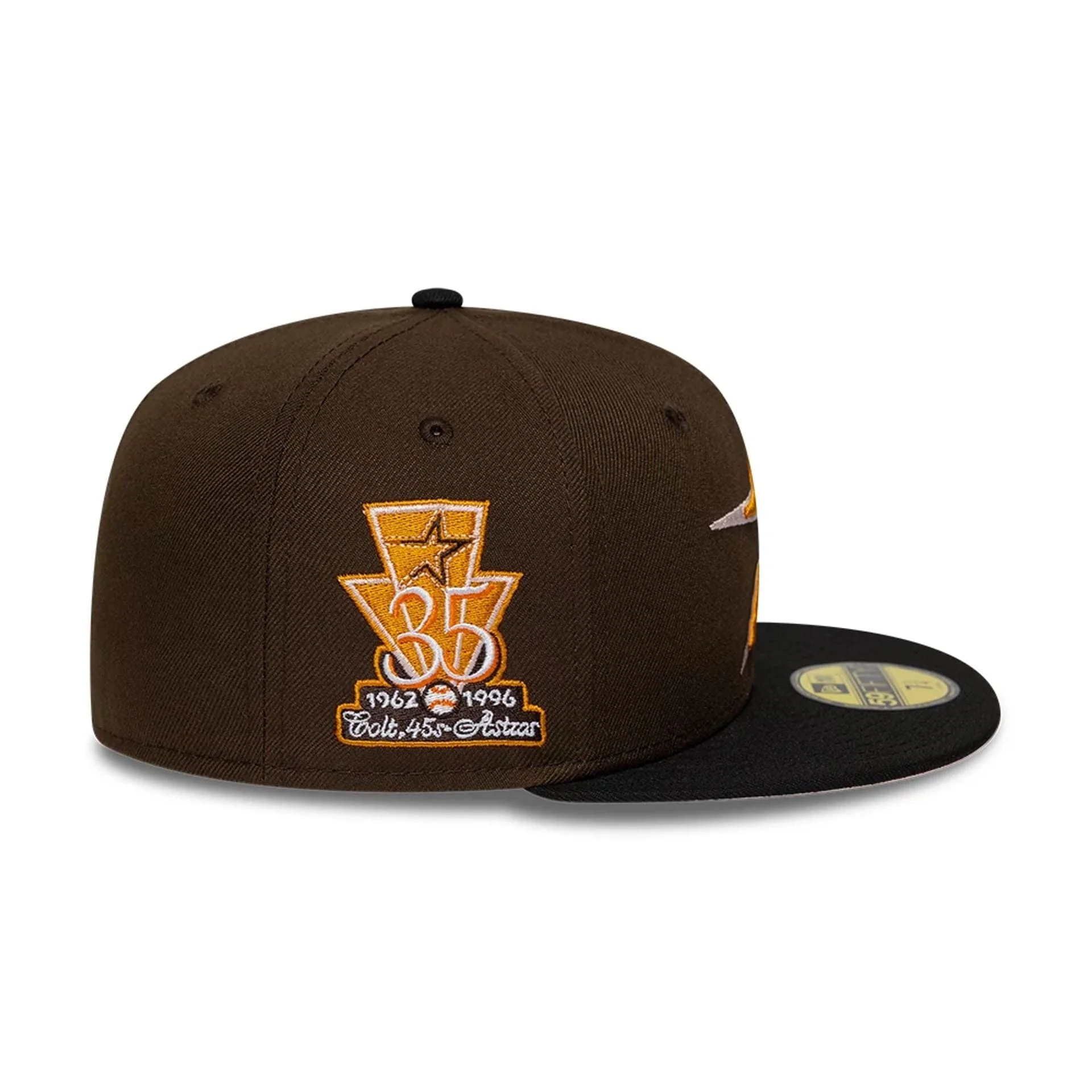 Houston Astros MLB Cooperstown Dark Brown 59FIFTY Fitted Cap - Image 6