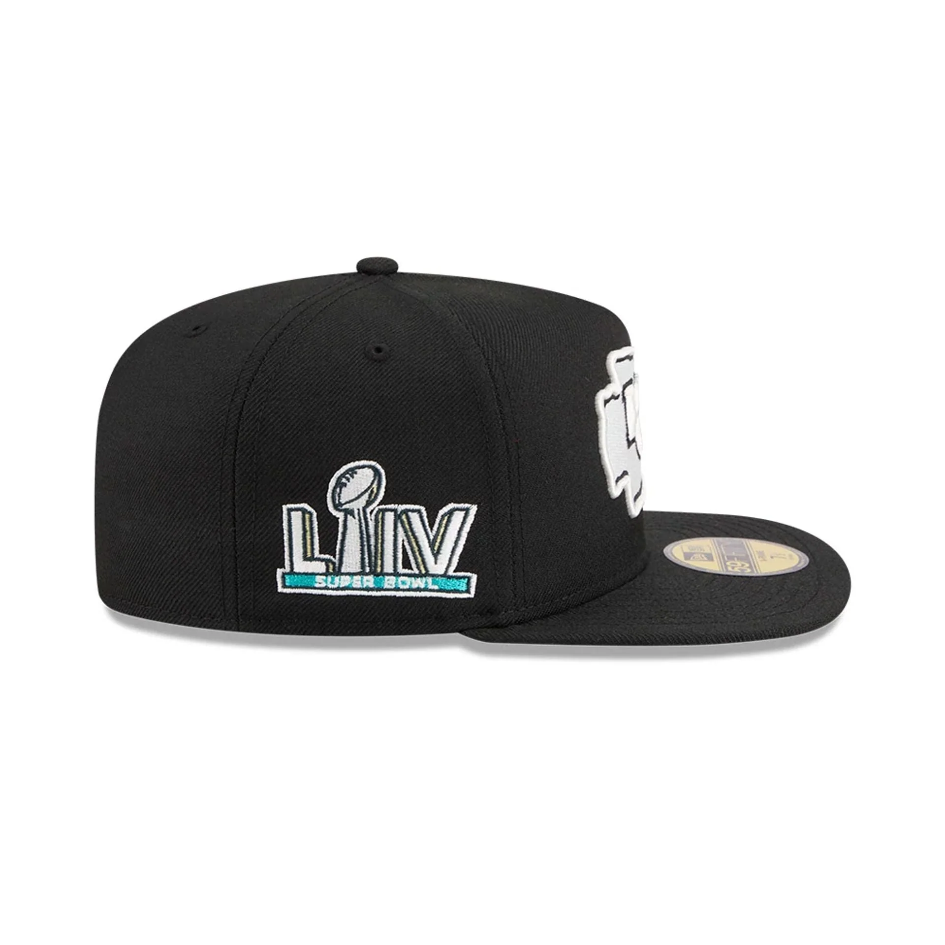 Kansas City Chiefs NFL Chiseled Embroidery Black 59FIFTY A-Frame Fitted Cap - Image 6