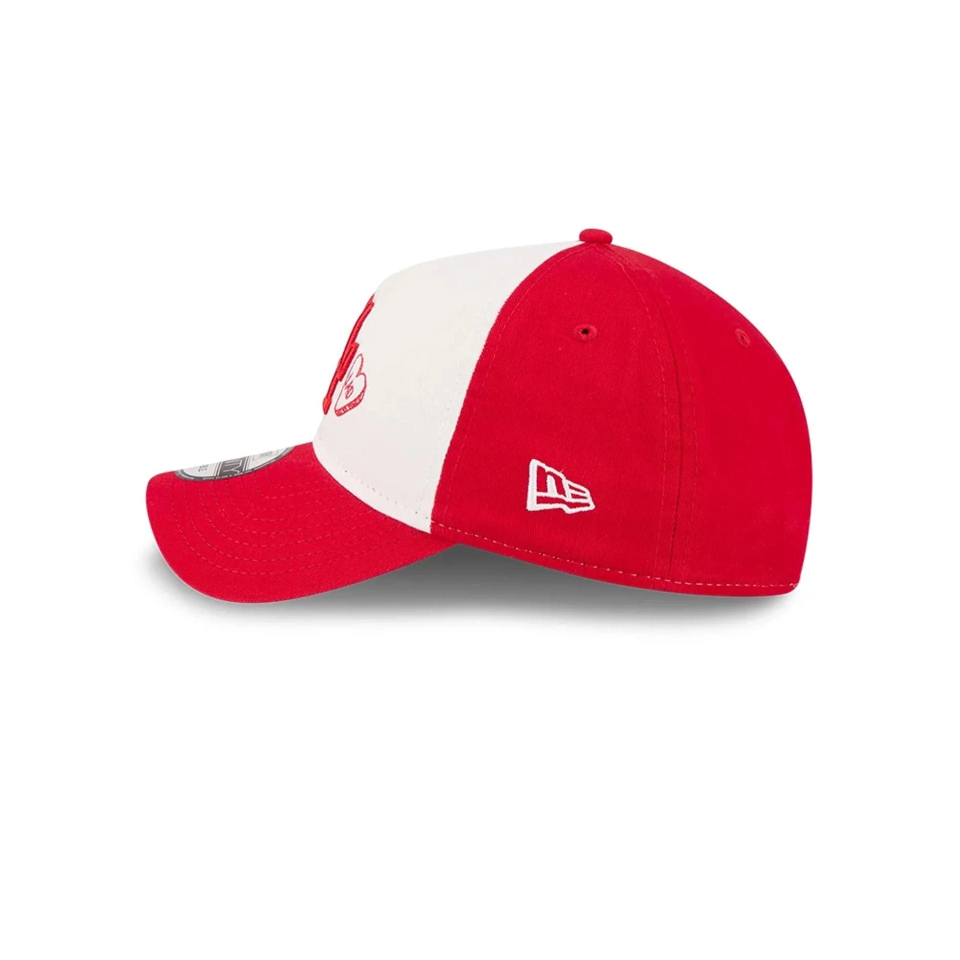 LA Dodgers MLB Conversation Hearts Red 9TWENTY A-Frame Adjustable Cap - Image 5