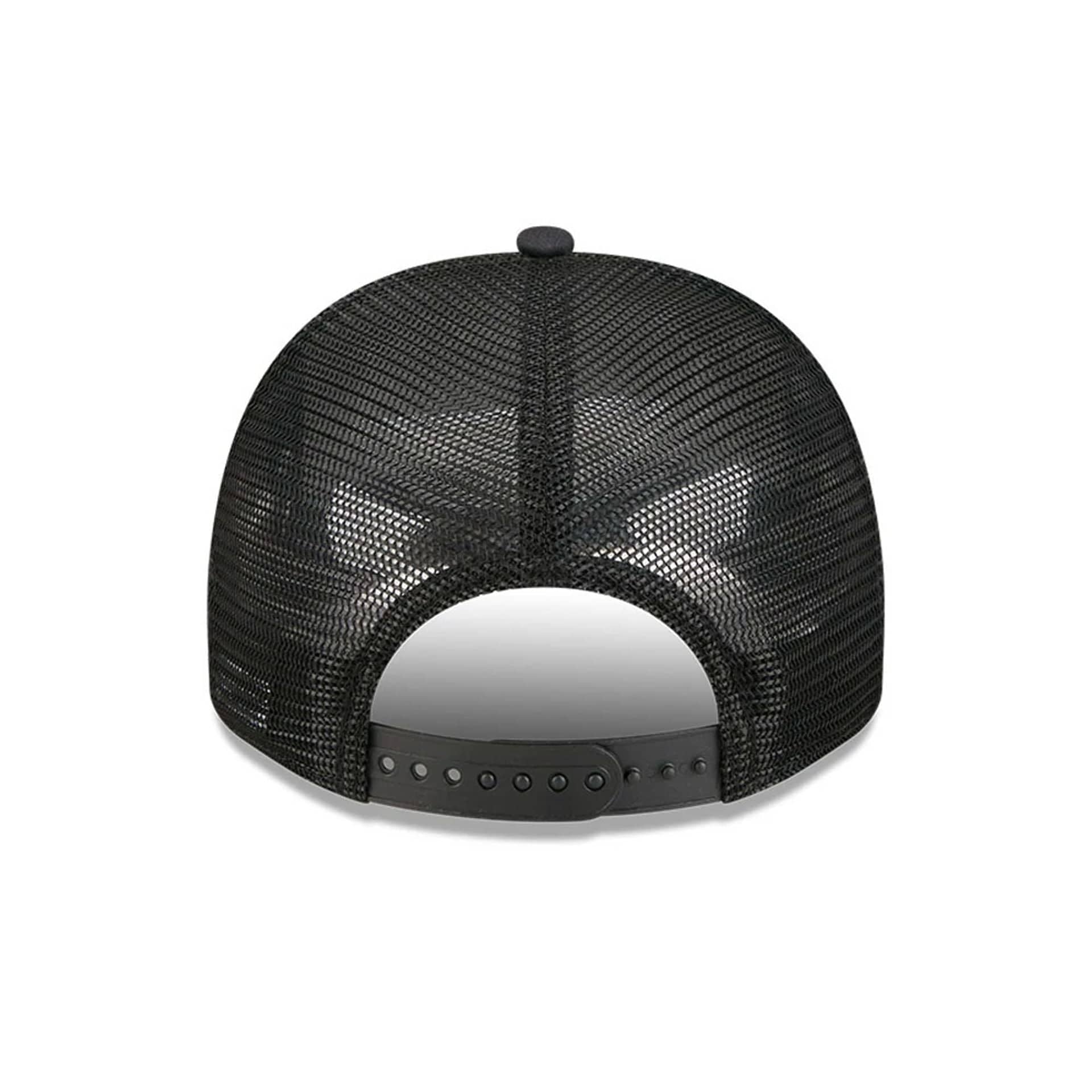 LA Dodgers MLB Washed Black 9FIFTY A-Frame Trucker Adjustable Cap - Image 7