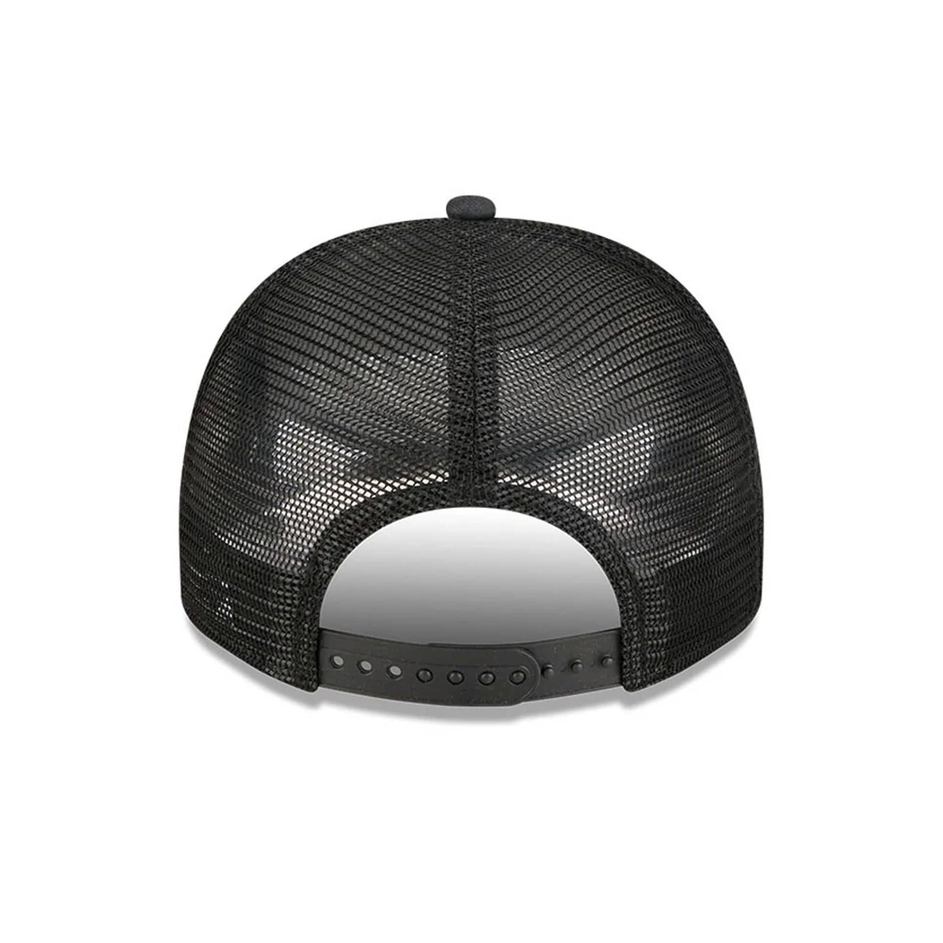 LA Kings NHL Washed Black 9FIFTY A-Frame Trucker Adjustable Cap - Image 7