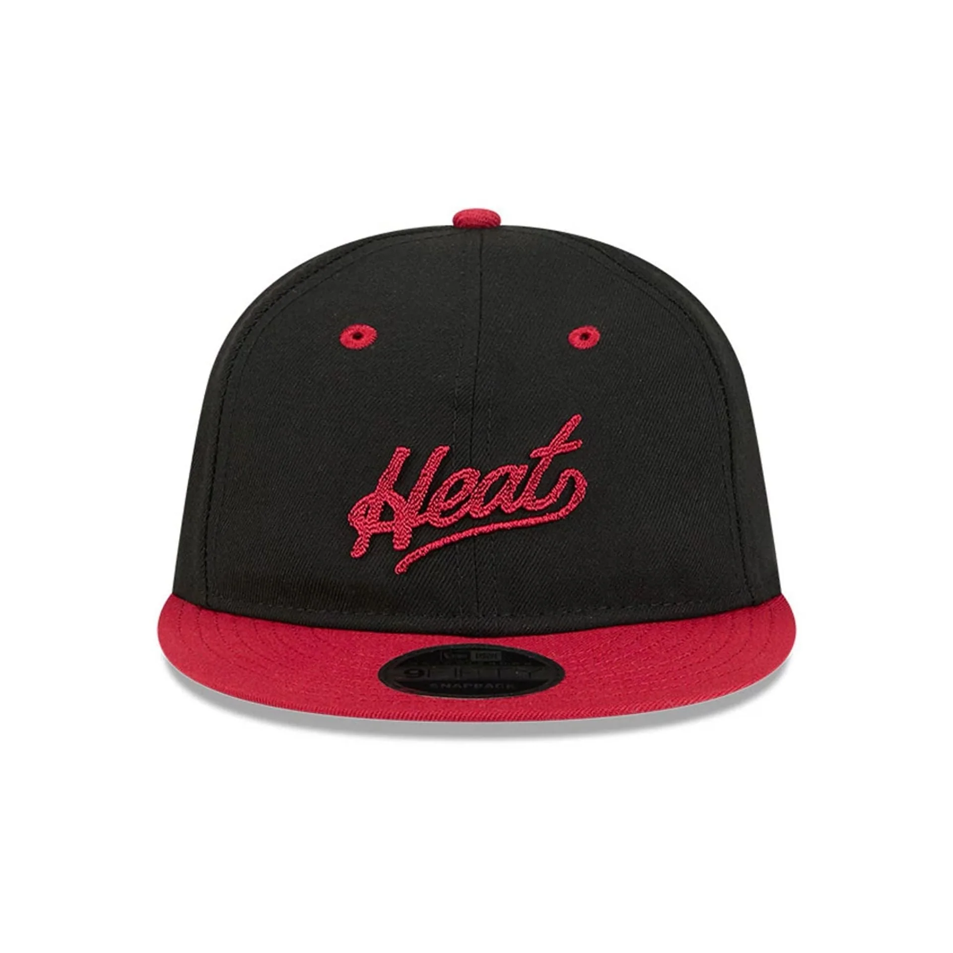 Miami Heat NBA Chainstitch Script Black Retro Crown 9FIFTY Adjustable Cap - Image 3