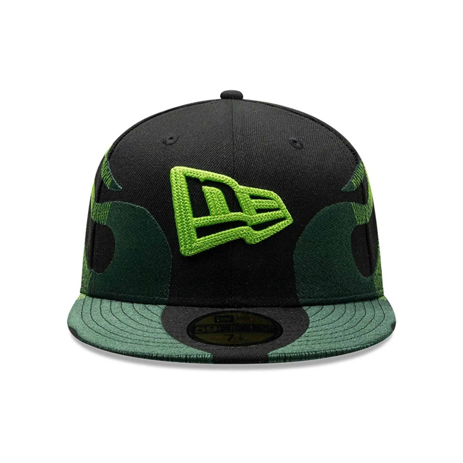 New Era Flame Black 59FIFTY Fitted Cap - Image 3