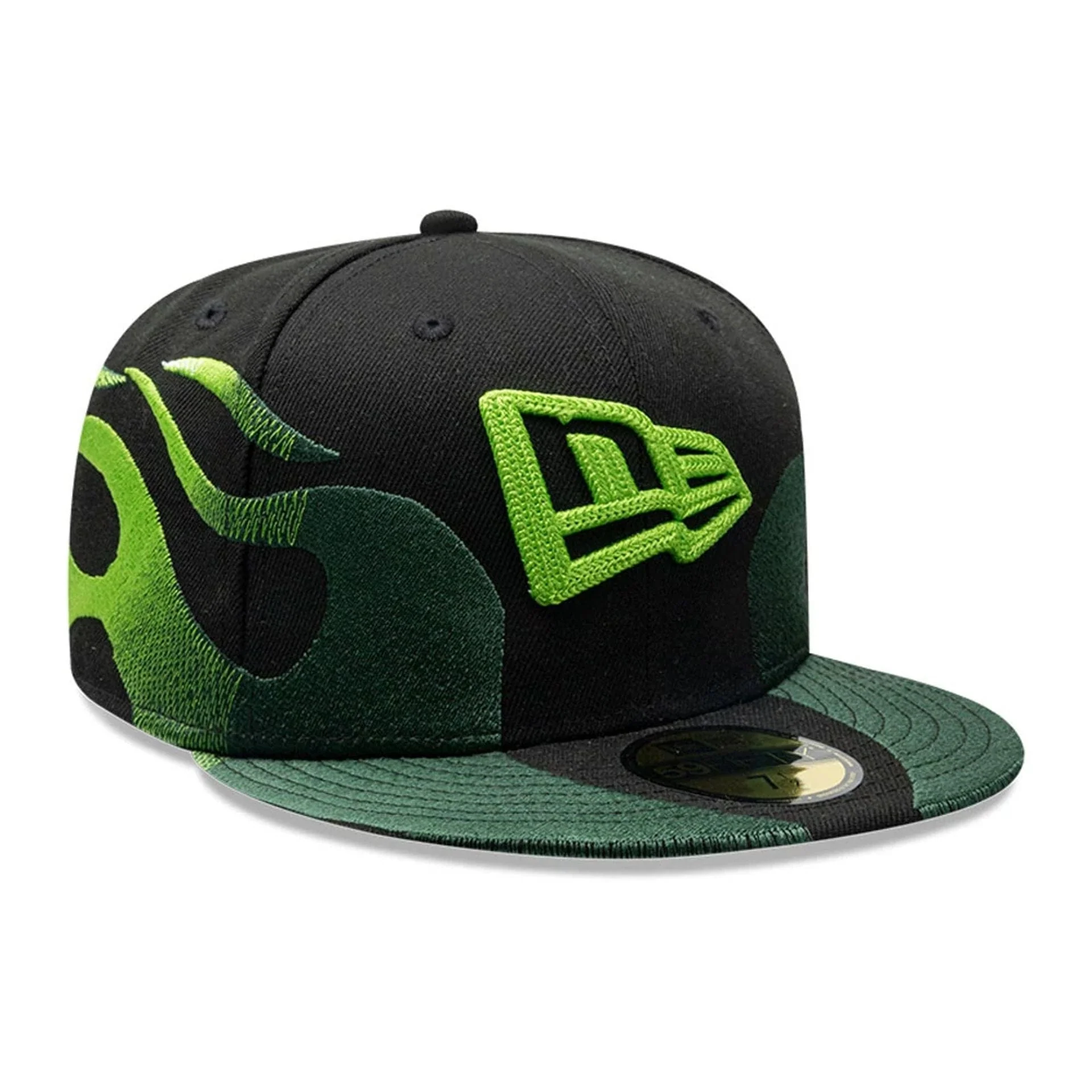 New Era Flame Black 59FIFTY Fitted Cap - Image 4