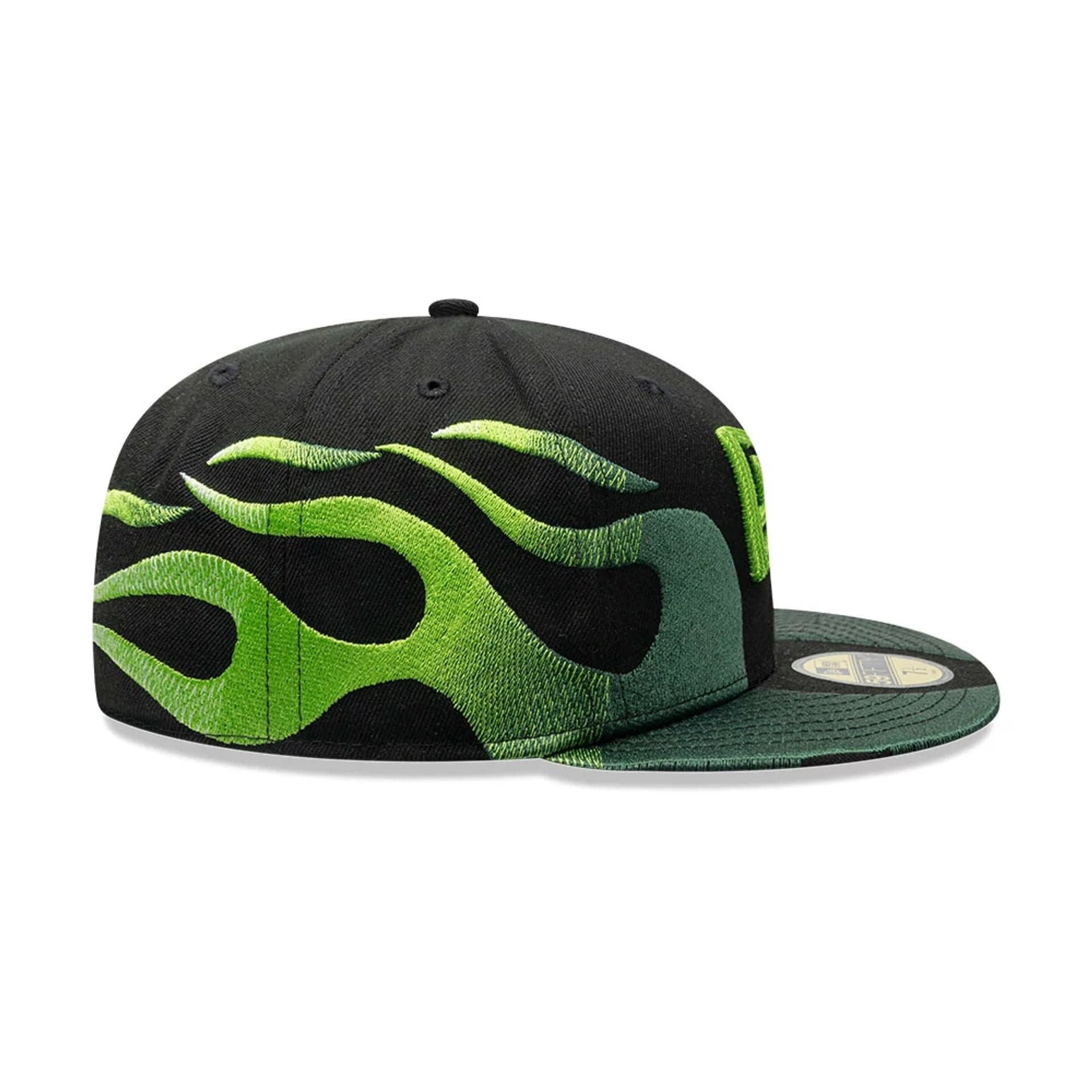 New Era Flame Black 59FIFTY Fitted Cap - Image 8