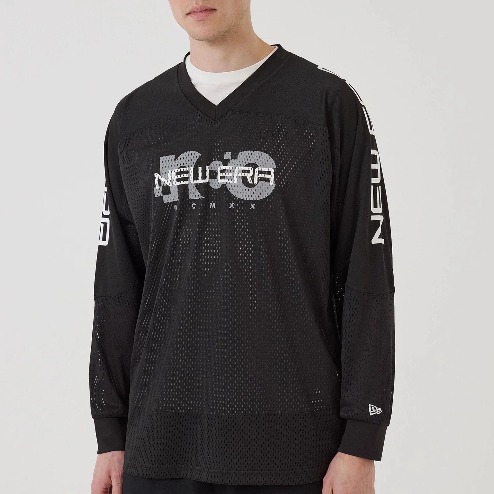New Era Urban Core Black Long Sleeve Jersey - Image 6