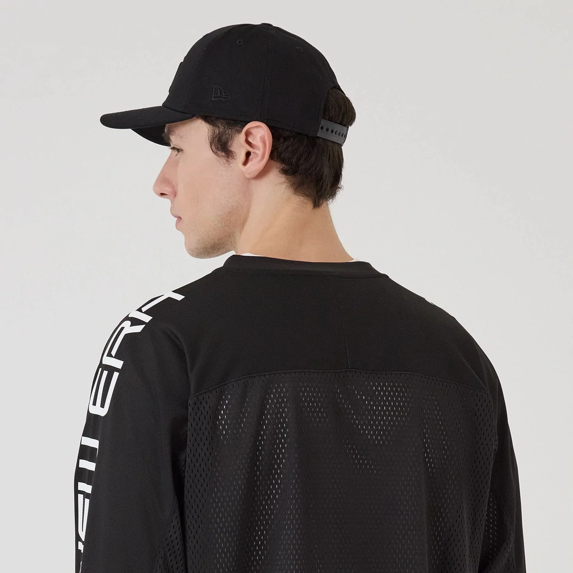 New Era Urban Core Black Long Sleeve Jersey - Image 7