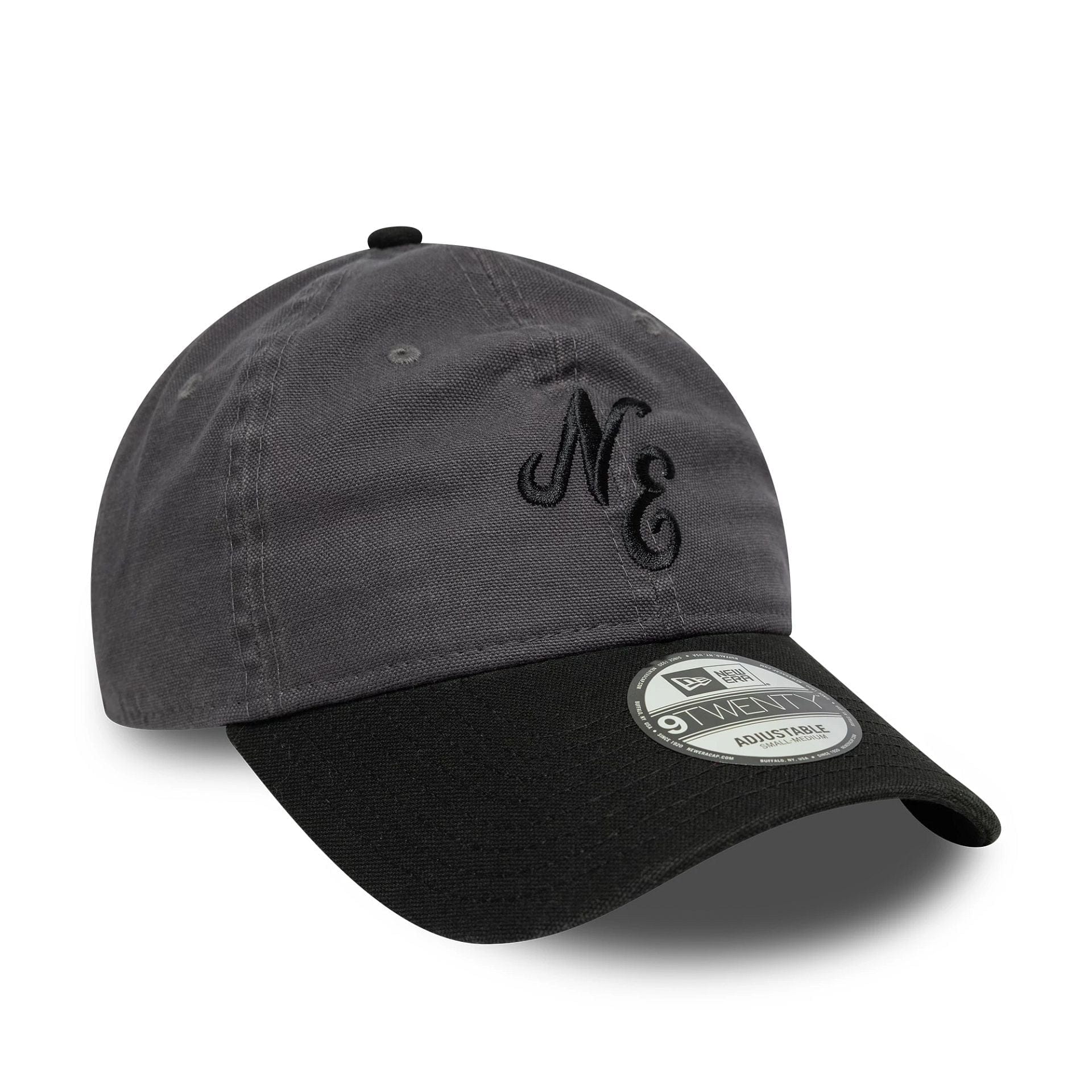 New Era Washed Duck Black 9TWENTY Adjustable Cap - Image 3