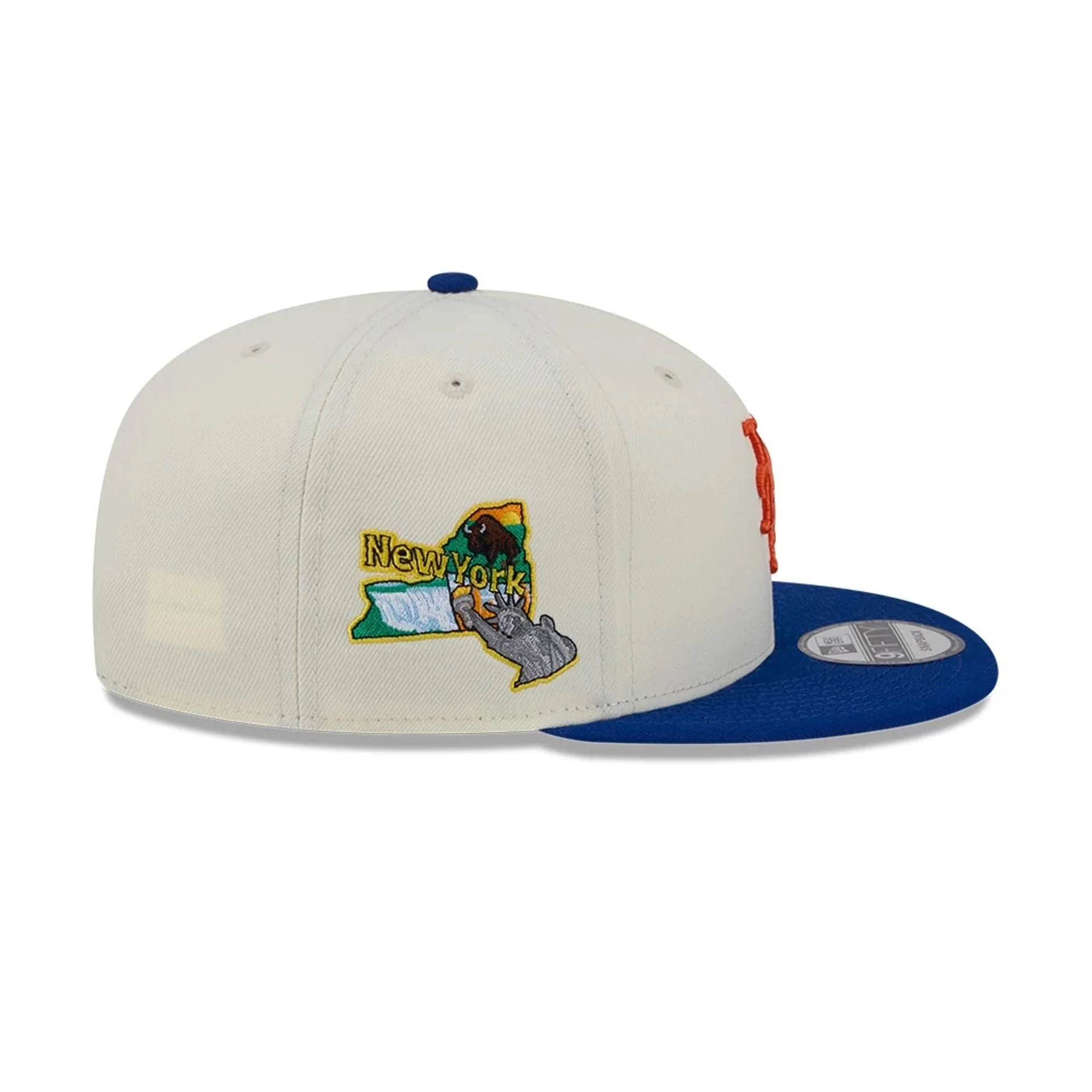 New York Mets MLB Localized White 9FIFTY Snapback Adjustable Cap - Image 5