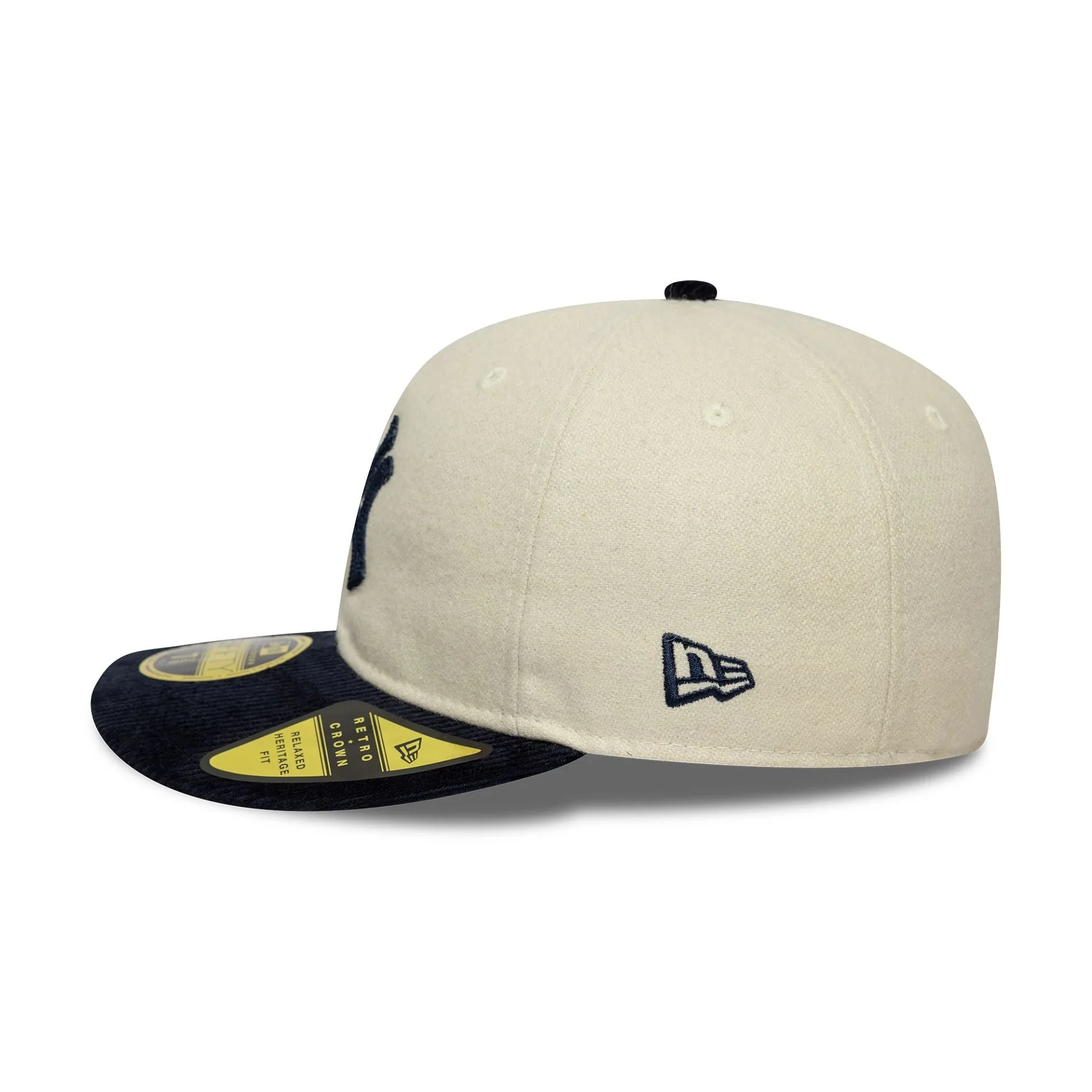 New York Yankees MLB Cream Retro Crown 59FIFTY Fitted Cap - Image 6