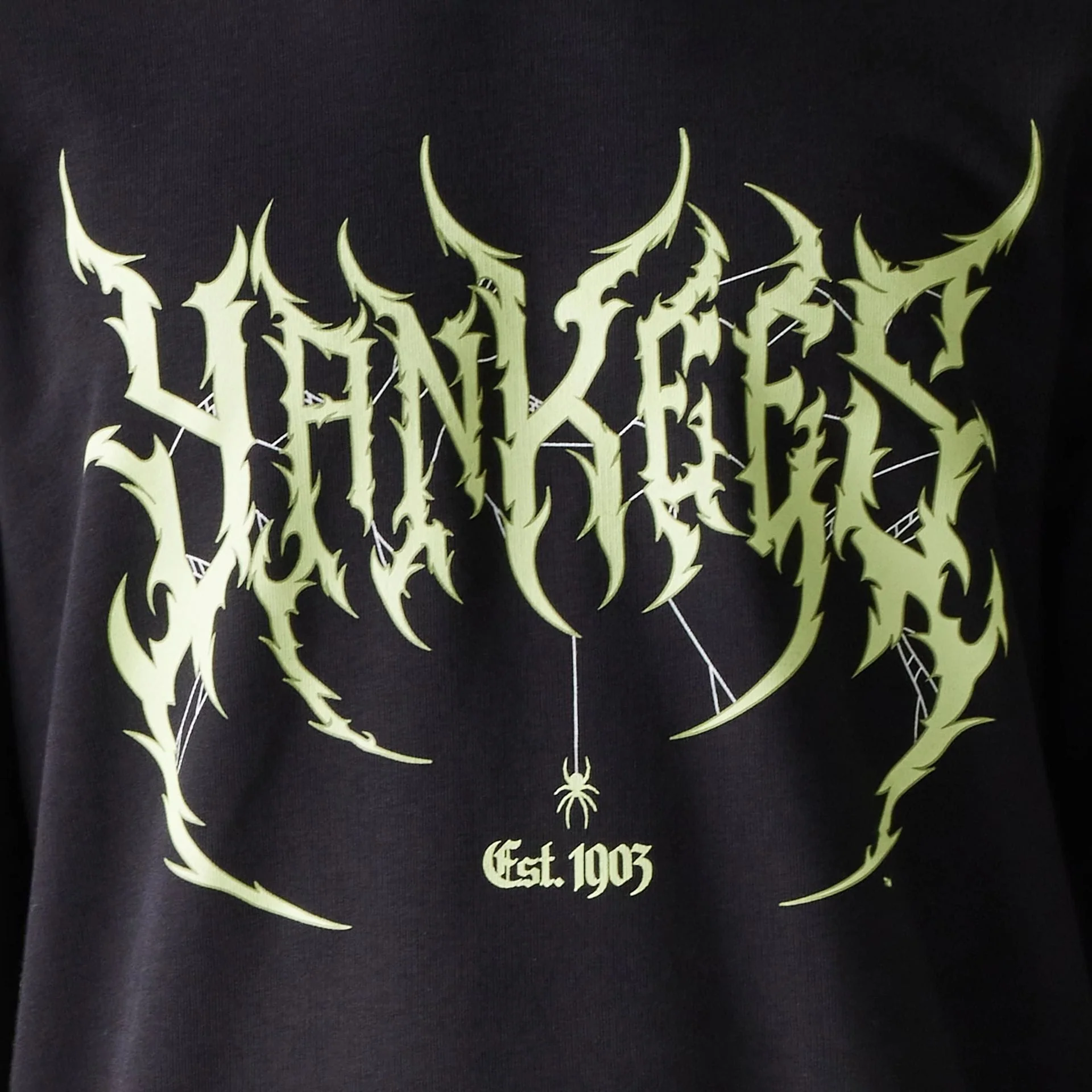 New York Yankees MLB Glow Black Crewneck Sweater - Image 5