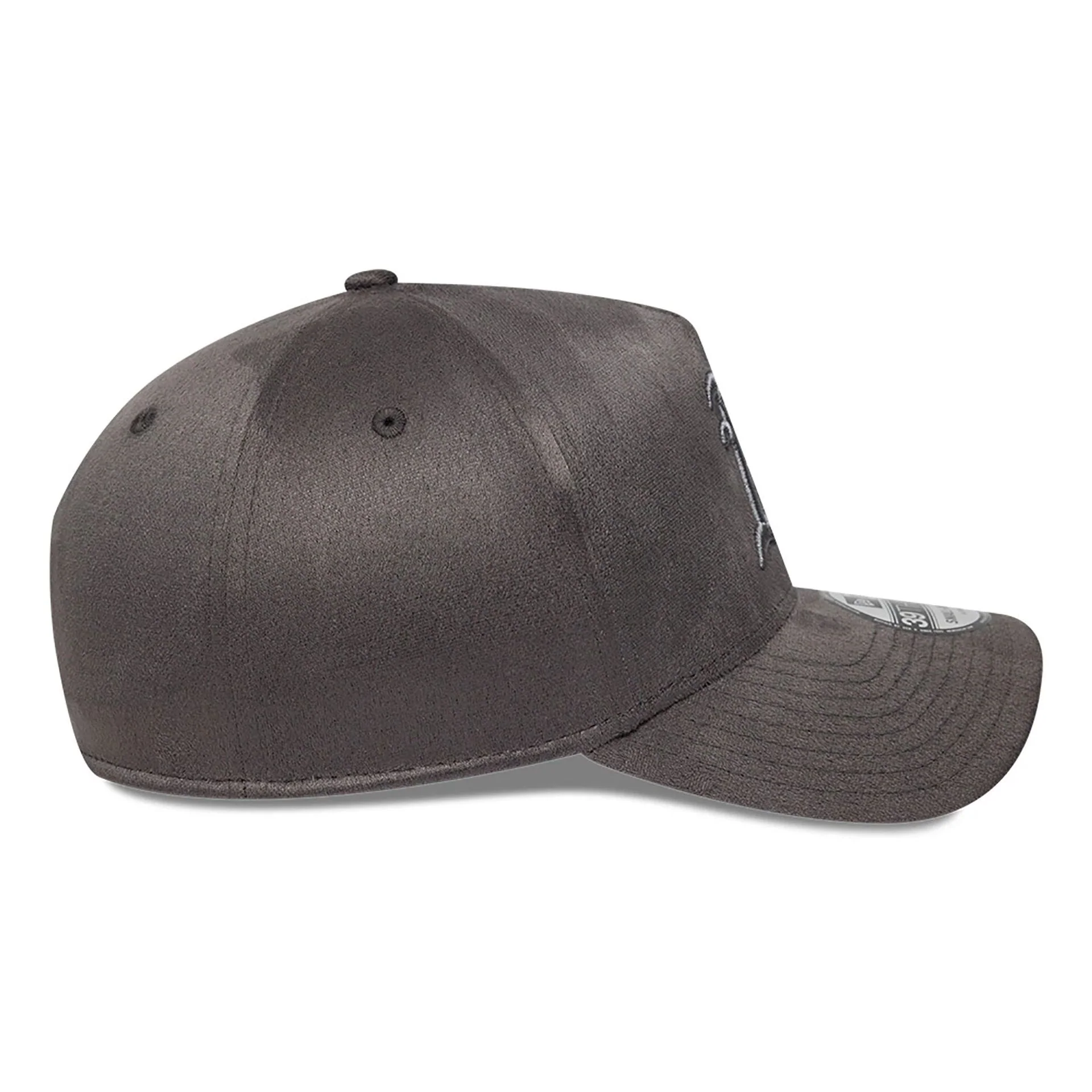 Oakland Athletics MLB Suede Grey 39THIRTY A-Frame Stretch Fit Cap - Image 6