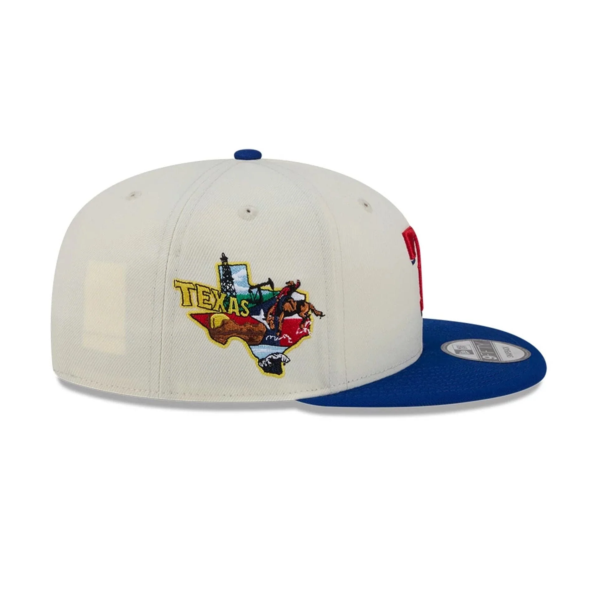 Texas Rangers MLB Localized White 9FIFTY Snapback Adjustable Cap - Image 5