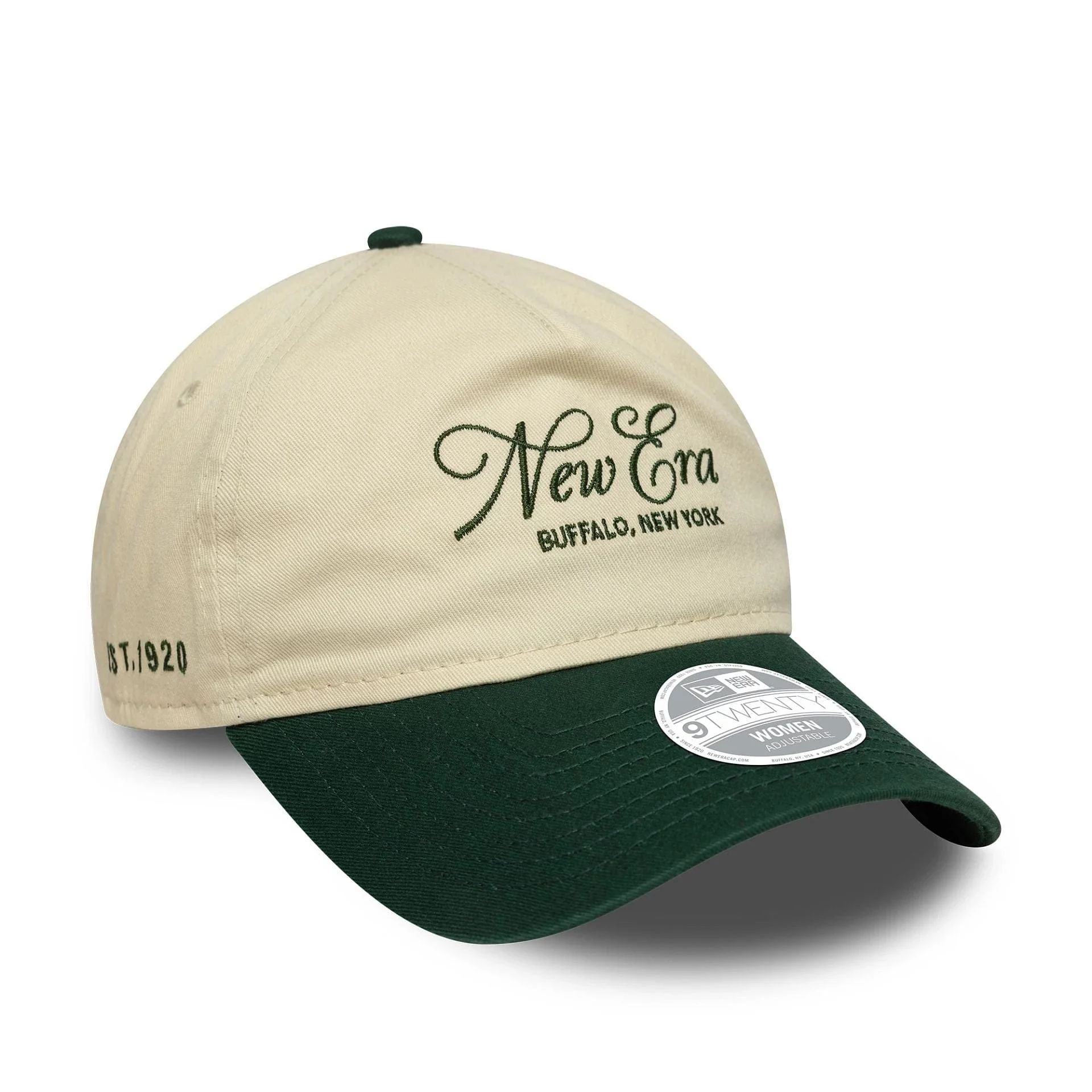 Womens New Era Cream 9TWENTY A-Frame Adjustable Cap - Image 3