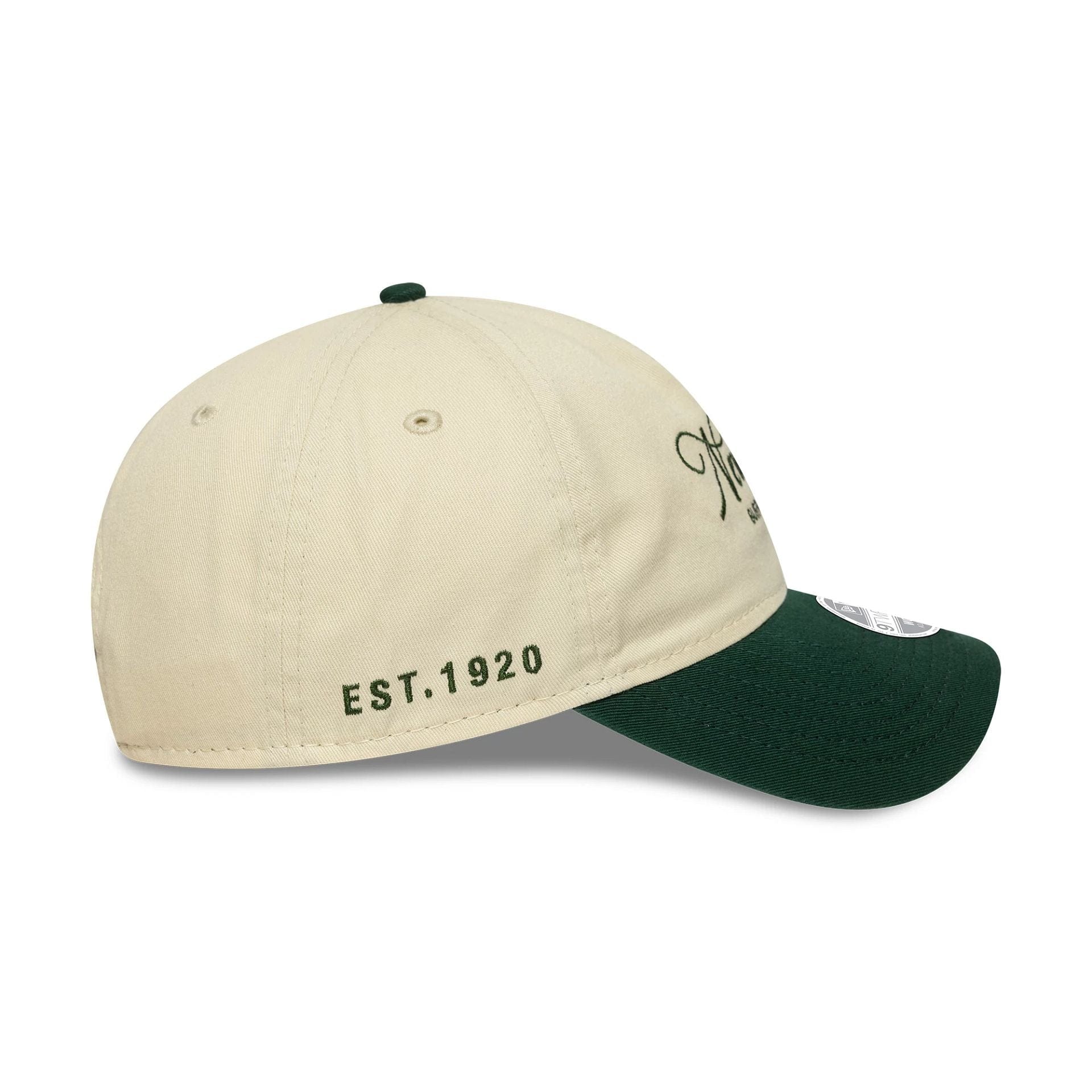 Womens New Era Cream 9TWENTY A-Frame Adjustable Cap - Image 4