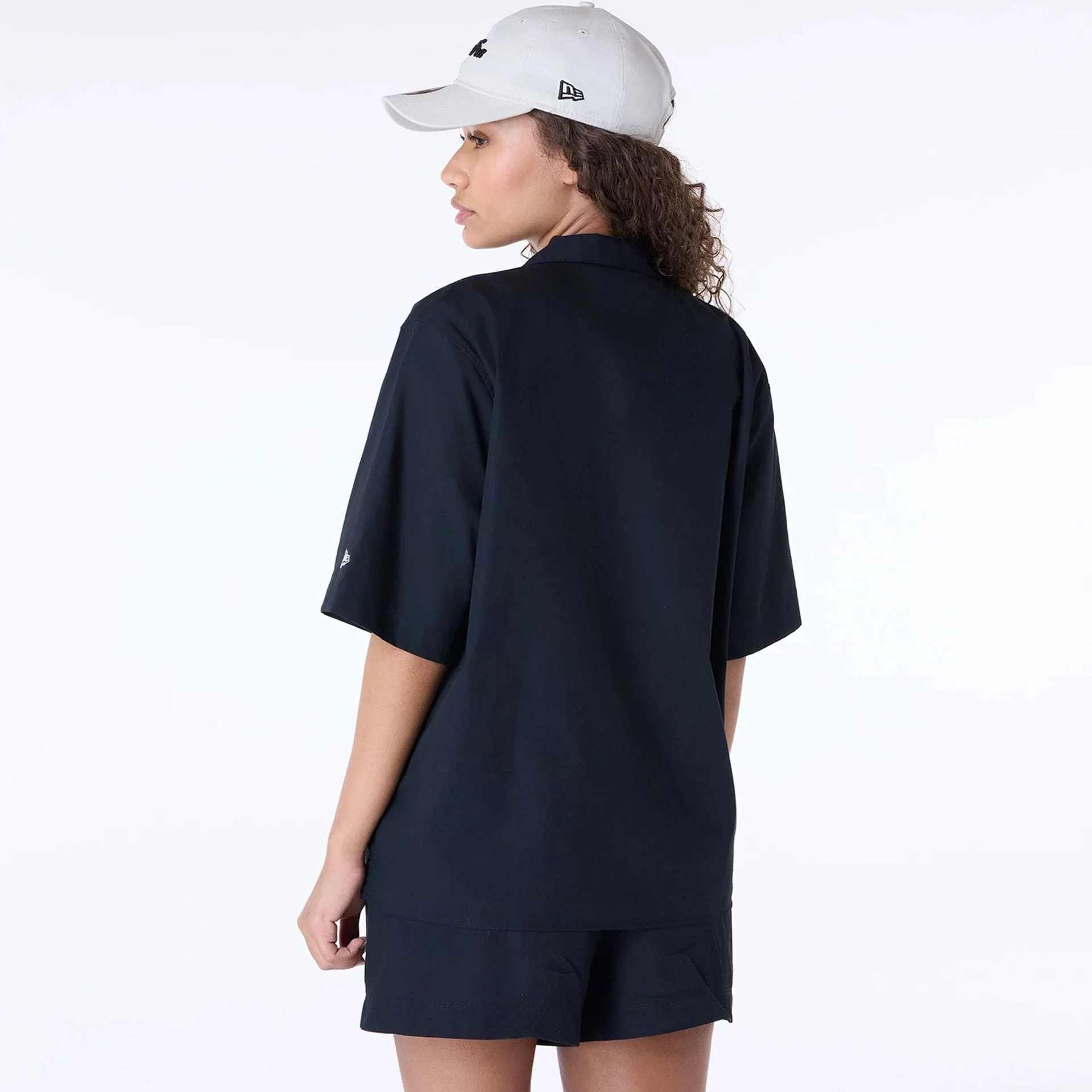 Womens New Era Revere Black T-Shirt - Image 7