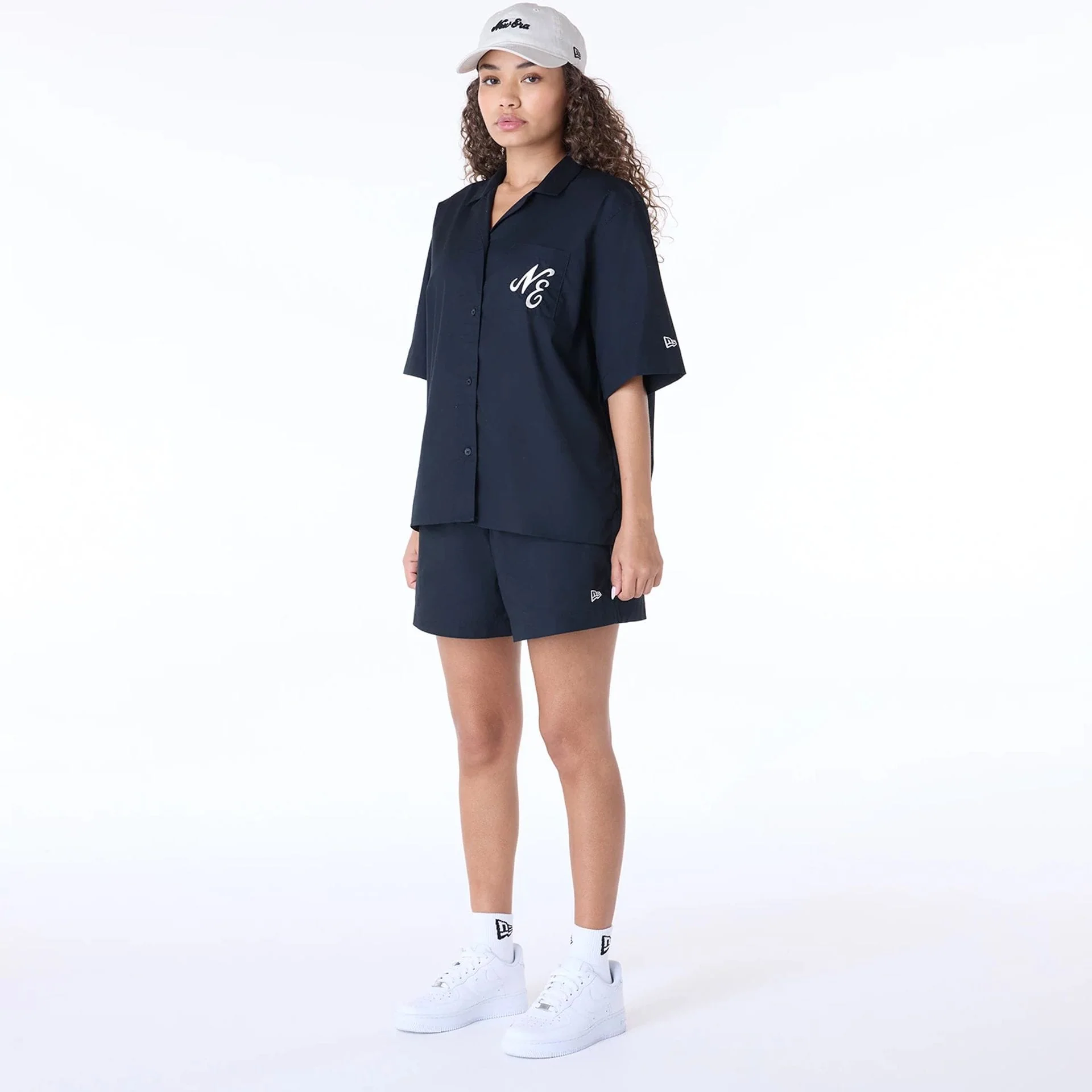 Womens New Era Revere Black T-Shirt - Image 8